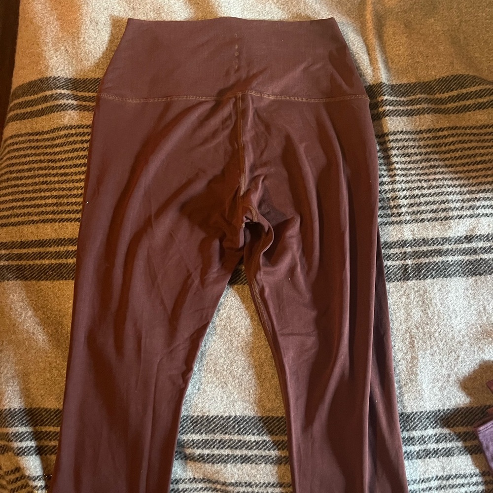 Purusha People High-Waisted Brown Leggings